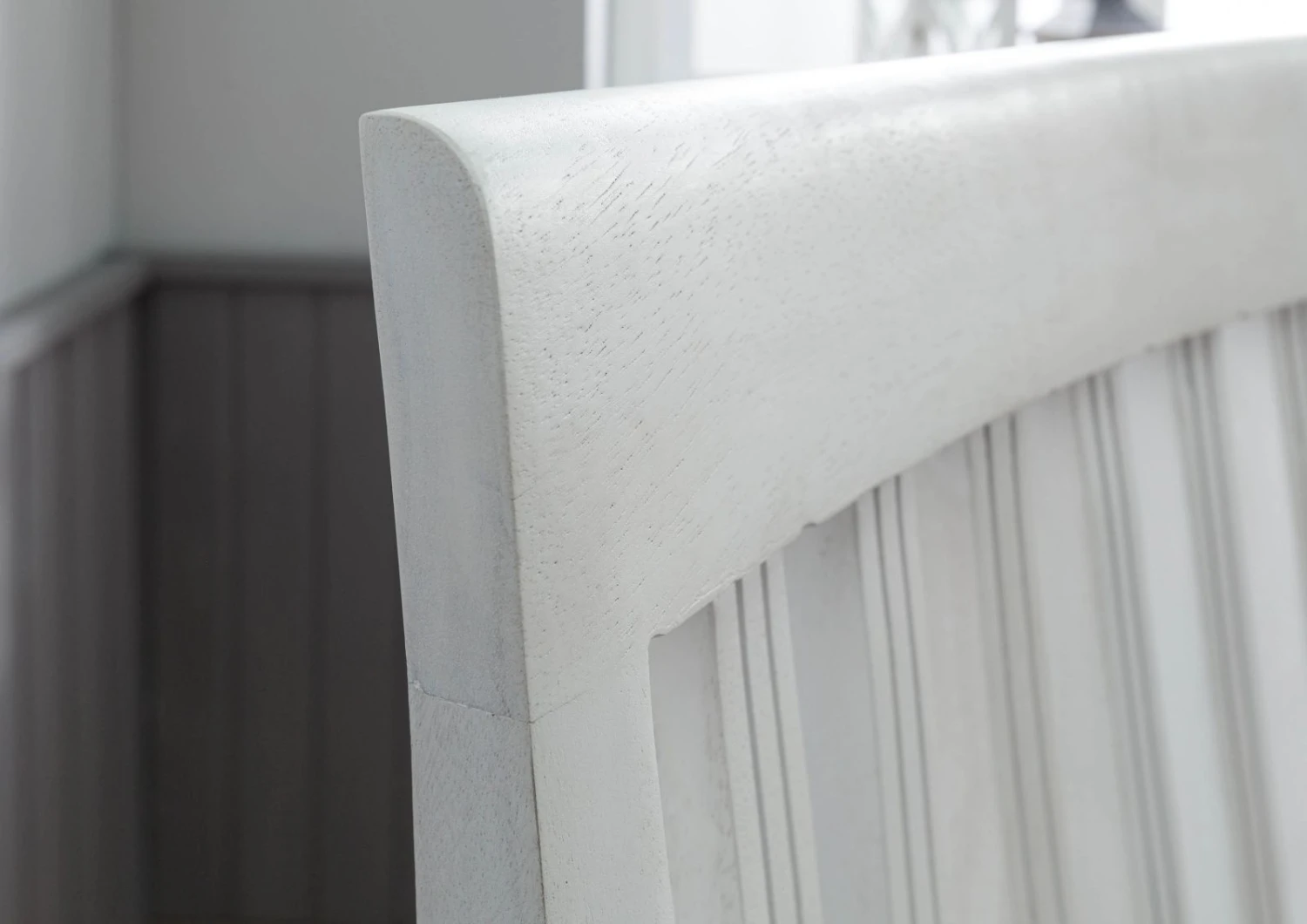 Sedia In Legno Di Mango 45x54x108 Laccato Bianco TOULOUSE #113 6 Sedia In Legno Di Mango 45x54x108 Laccato Bianco TOULOUSE #113 - immagine 4