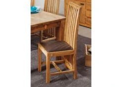 NATURE BROWN #802 Sedia In Legno Di Sheesham - Oliato / Marrone 43x50x108