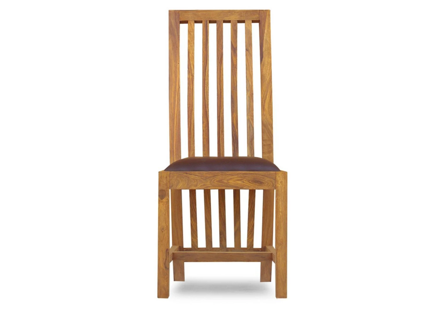 NATURE BROWN #802 Sedia In Legno Di Sheesham - Oliato / Marrone 43x50x108 6 NATURE BROWN #802 Sedia In Legno Di Sheesham - Oliato / Marrone 43x50x108 - immagine 4