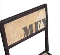 FACTORY #109 Set Da 2 Sedie In Legno Di Mango E Ferro - Stampato 45x46x92 10 FACTORY #109 Set Da 2 Sedie In Legno Di Mango E Ferro - Stampato 45x46x92 -Massivmoebel24 09 151 559 0109 2 3