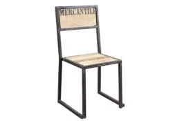 FACTORY #109 Set Da 2 Sedie In Legno Di Mango E Ferro - Stampato 45x46x92 12 FACTORY #109 Set Da 2 Sedie In Legno Di Mango E Ferro - Stampato 45x46x92 -Massivmoebel24 09 151 559 0109 9 1