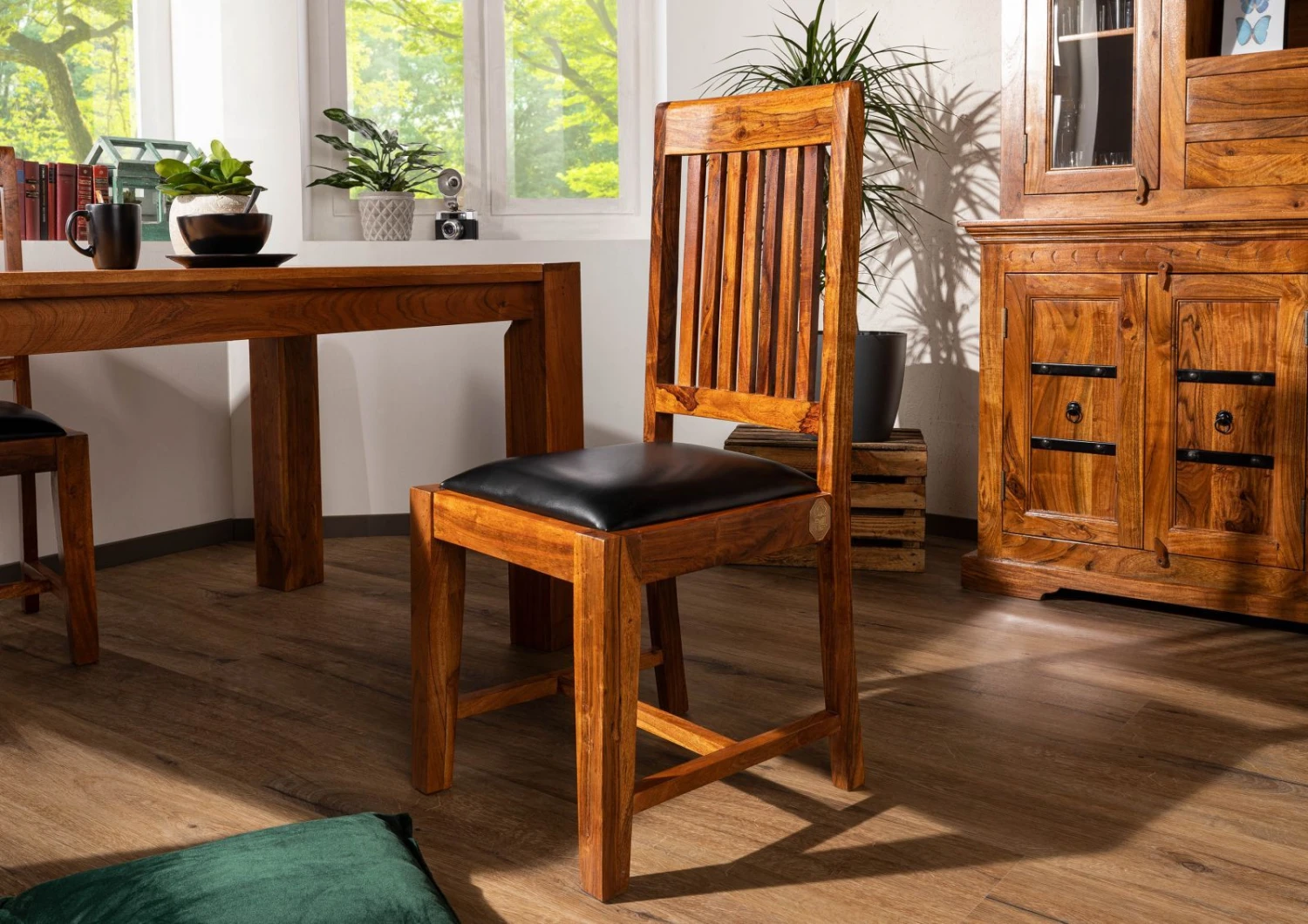 OXFORD #015 Sedia In Legno Di Acacia - Laccato / Miele 48x51x100 - Set Da 2 3 OXFORD #015 Sedia In Legno Di Acacia - Laccato / Miele 48x51x100 - Set Da 2