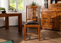 OXFORD #015 Sedia In Legno Di Acacia - Laccato / Miele 48x51x100 - Set Da 2 11 OXFORD #015 Sedia In Legno Di Acacia - Laccato / Miele 48x51x100 - Set Da 2 -Massivmoebel24 09 151 610 0015 3