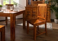 OXFORD #014 Sedia In Legno Di Acacia - Laccato / Miele 48x51x100 Set Da 2