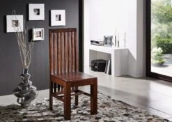 OXFORD #26 Sedia In Legno Di Acacia - Laccato / Nougat 46x46x109