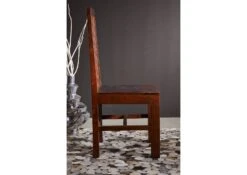 OXFORD #26 Sedia In Legno Di Acacia - Laccato / Nougat 46x46x109 -Massivmoebel24 09 151 620 6000 3