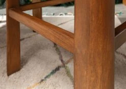 TORONTO #231 Sedia In Legno Di Sheesham - Cerato / Noce 45x45x100 -Massivmoebel24 09 151 665 1031 7