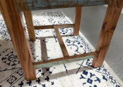 Sedia In Legno Riciclato - Laccato / Multicolore 45x45x90 NATURE OF SPIRIT#39 -Massivmoebel24 09 151 700 5138 5