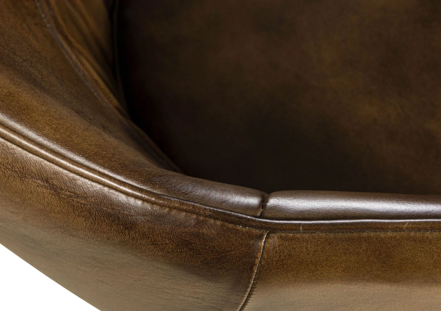 Sedia In Vera Pelle 55x62x84 Marrone Scuro IRON LABEL #30 9 Sedia In Vera Pelle 55x62x84 Marrone Scuro IRON LABEL #30 - immagine 7