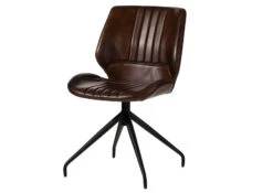 IRON LABEL #111 Set Da 2 Sedie In Vera Pelle - Marrone 51x61x84 17 IRON LABEL #111 Set Da 2 Sedie In Vera Pelle - Marrone 51x61x84 -Massivmoebel24 09 151 890 1011 9