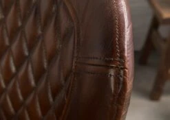 IRON LABEL #112 Set Da 2 Sedie In Vera Pelle - Marrone 61x52x86 13 IRON LABEL #112 Set Da 2 Sedie In Vera Pelle - Marrone 61x52x86 -Massivmoebel24 09 151 890 1012 4