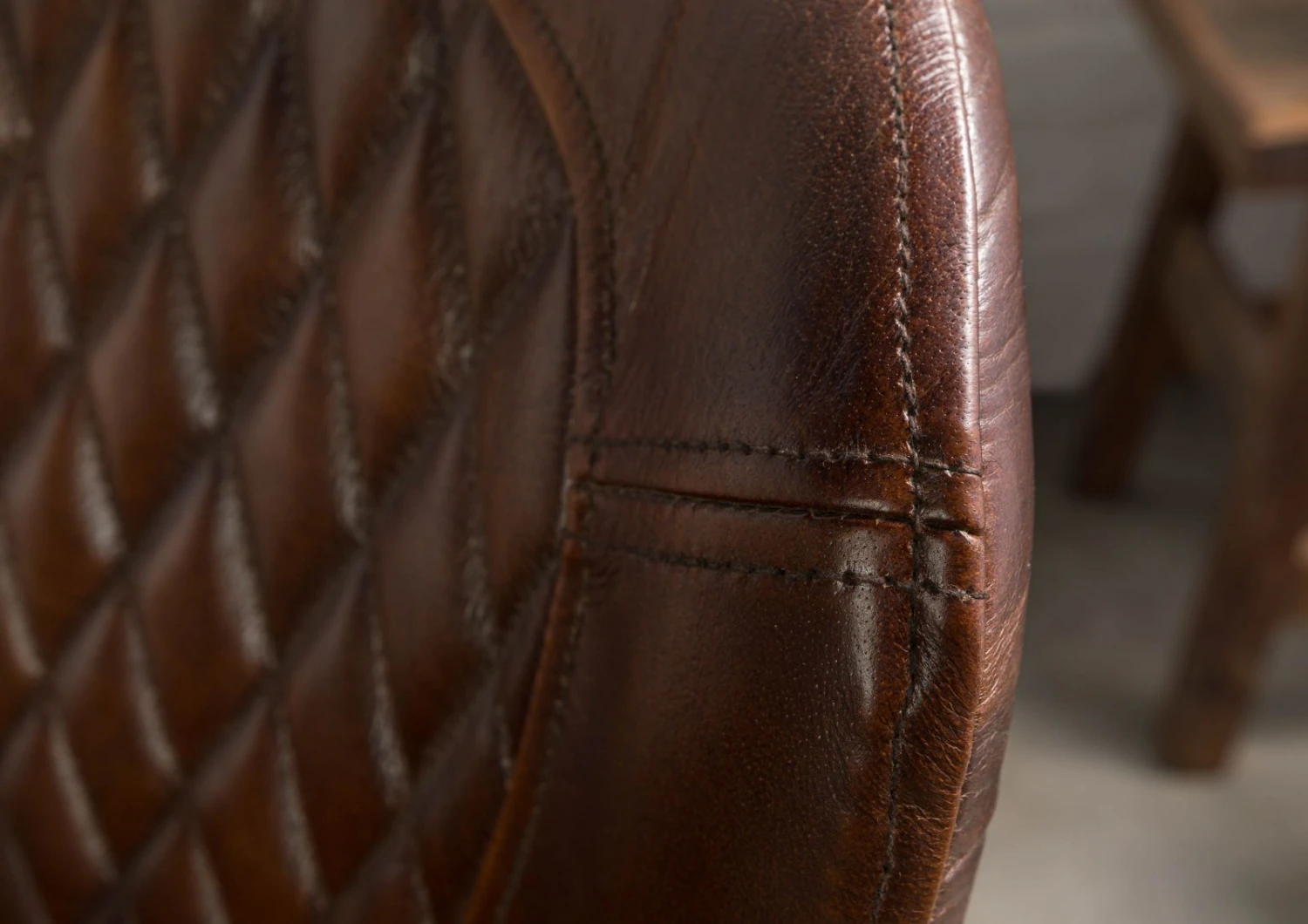 IRON LABEL #112 Set Da 2 Sedie In Vera Pelle - Marrone 61x52x86 6 IRON LABEL #112 Set Da 2 Sedie In Vera Pelle - Marrone 61x52x86 - immagine 4