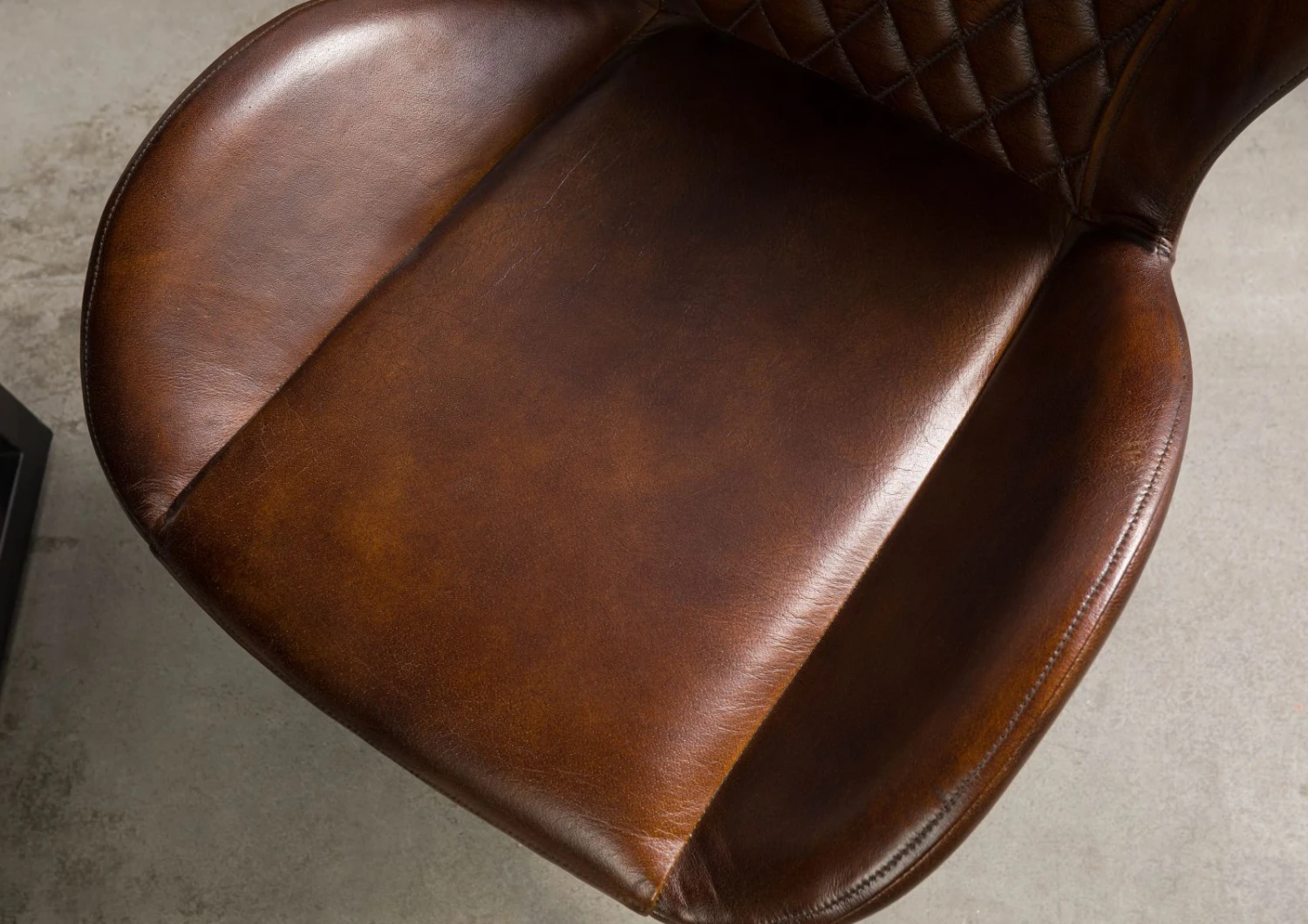 IRON LABEL #112 Sedia In Vera Pelle - Marrone 61x52x86 8 IRON LABEL #112 Sedia In Vera Pelle - Marrone 61x52x86 - immagine 6