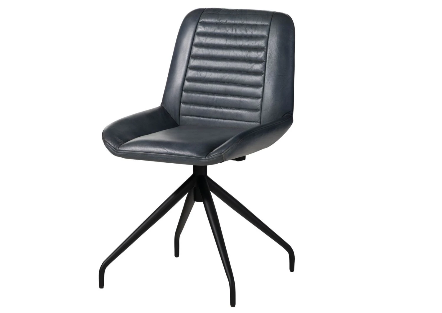 IRON LABEL #509 Sedia In Vera Pelle - Blu 49x56x83 11 IRON LABEL #509 Sedia In Vera Pelle - Blu 49x56x83 - immagine 9