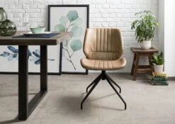 IRON LABEL #612 Sedia In Vera Pelle - Blu 61x52x86 12 IRON LABEL #612 Sedia In Vera Pelle - Blu 61x52x86 -Massivmoebel24 09 151 890 6011 3