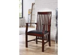 OXFORD #1 Poltrona In Legno Di Acacia - Laccato / Nougat 50x45x108