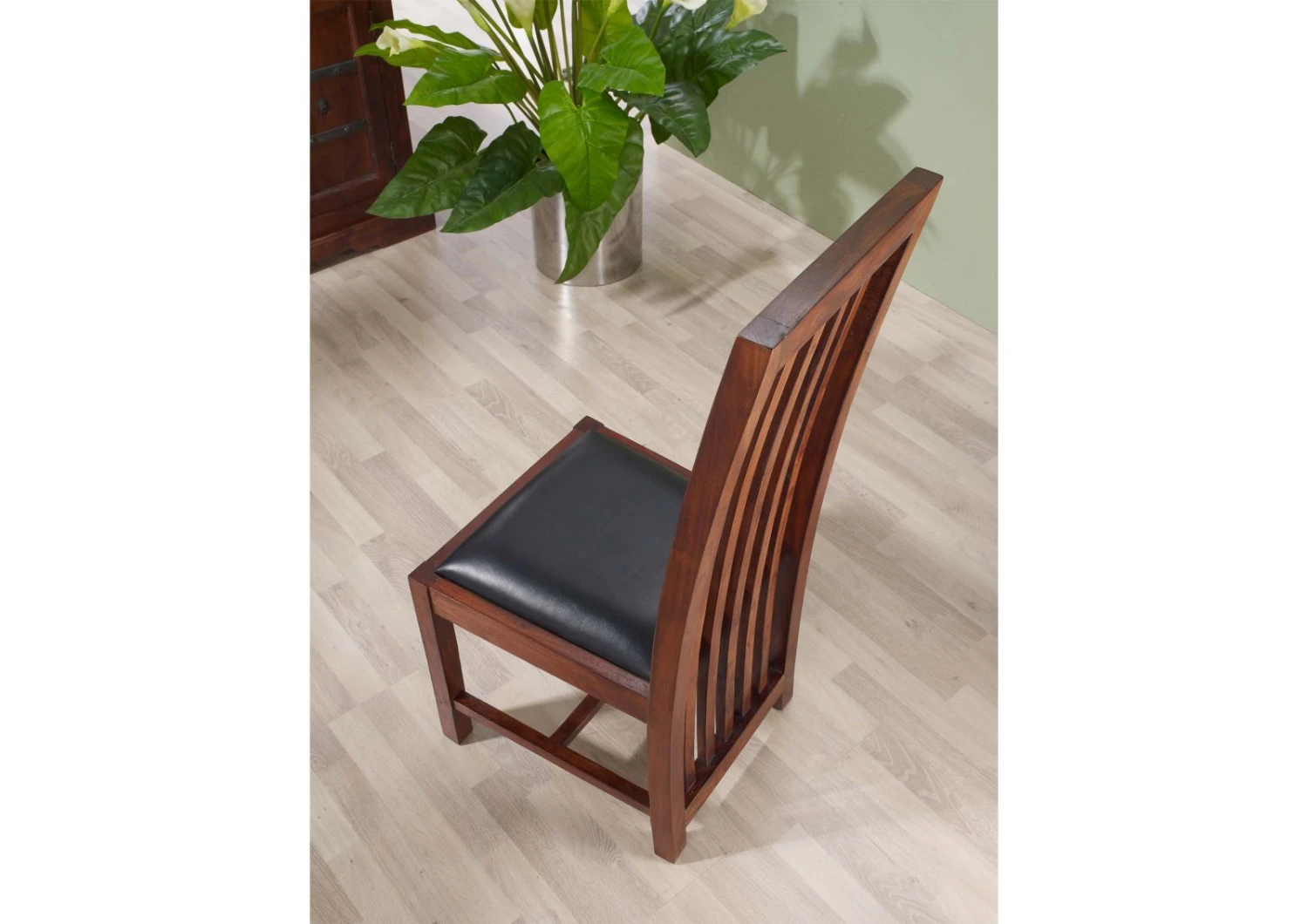 OXFORD #29 Sedia In Legno Di Acacia - Laccato / Nougat Nero 43x50x109 ZENO 6 OXFORD #29 Sedia In Legno Di Acacia - Laccato / Nougat Nero 43x50x109 ZENO - immagine 4