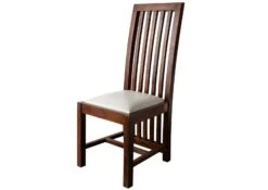 OXFORD #30 Sedia In Legno Di Acacia - Laccato / Nougat Bianco 43x50x109 ZENO Set Da 2 -Massivmoebel24 09 153 620 1003 2 9