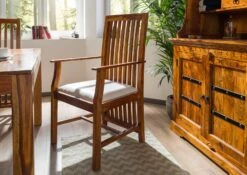 OXFORD #028 Poltrona In Legno Di Acacia - Laccato / Miele 59x63x109 ZENO