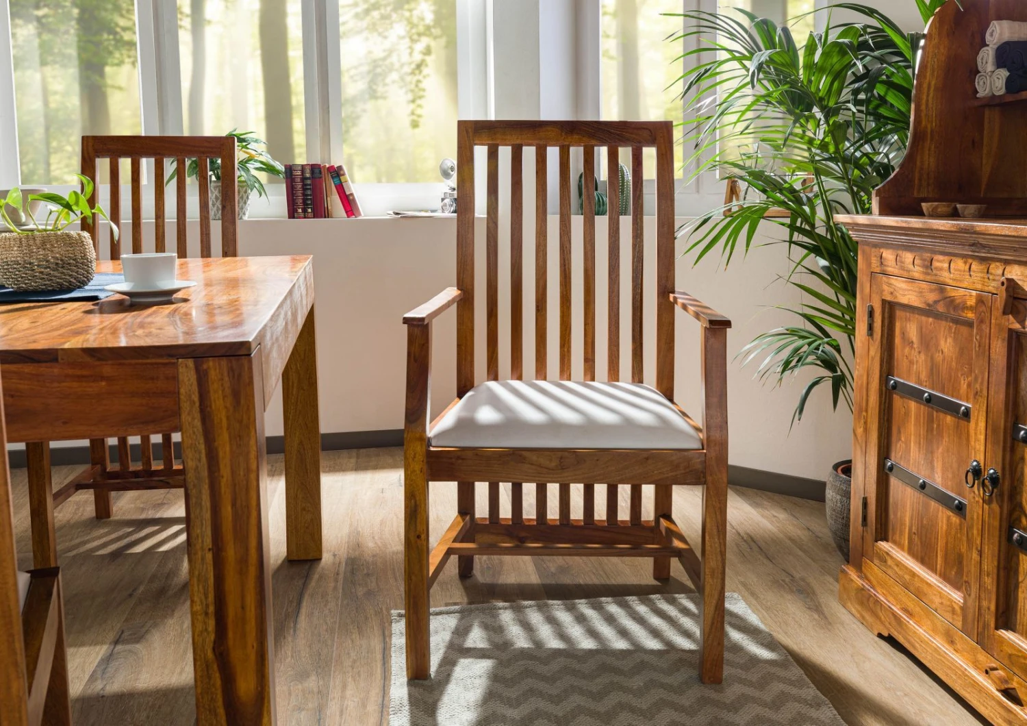 OXFORD #028 Poltrona In Legno Di Acacia - Laccato / Miele 59x63x109 ZENO 5 OXFORD #028 Poltrona In Legno Di Acacia - Laccato / Miele 59x63x109 ZENO - immagine 3