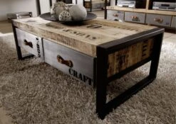 Tavolino Da Salotto In Legno Di Mango 115x60x40 Mango Naturale Stampato FACTORY #128 9 Tavolino Da Salotto In Legno Di Mango 115x60x40 Mango Naturale Stampato FACTORY #128 -Massivmoebel24 09 200 559 0128 3