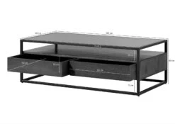 Tavolo Da Pranzo In Legno Di Acacia 220x100x76 Acacia Naturale Laccato IRON LABEL #127 -Massivmoebel24 09 200 632 1002 08