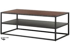 Tavolino Da Salotto In Legno Di Mango 120x60x43 Oliato / Marrone LOUNGE COLLECTION #104 -Massivmoebel24 09 200 632 1004 10