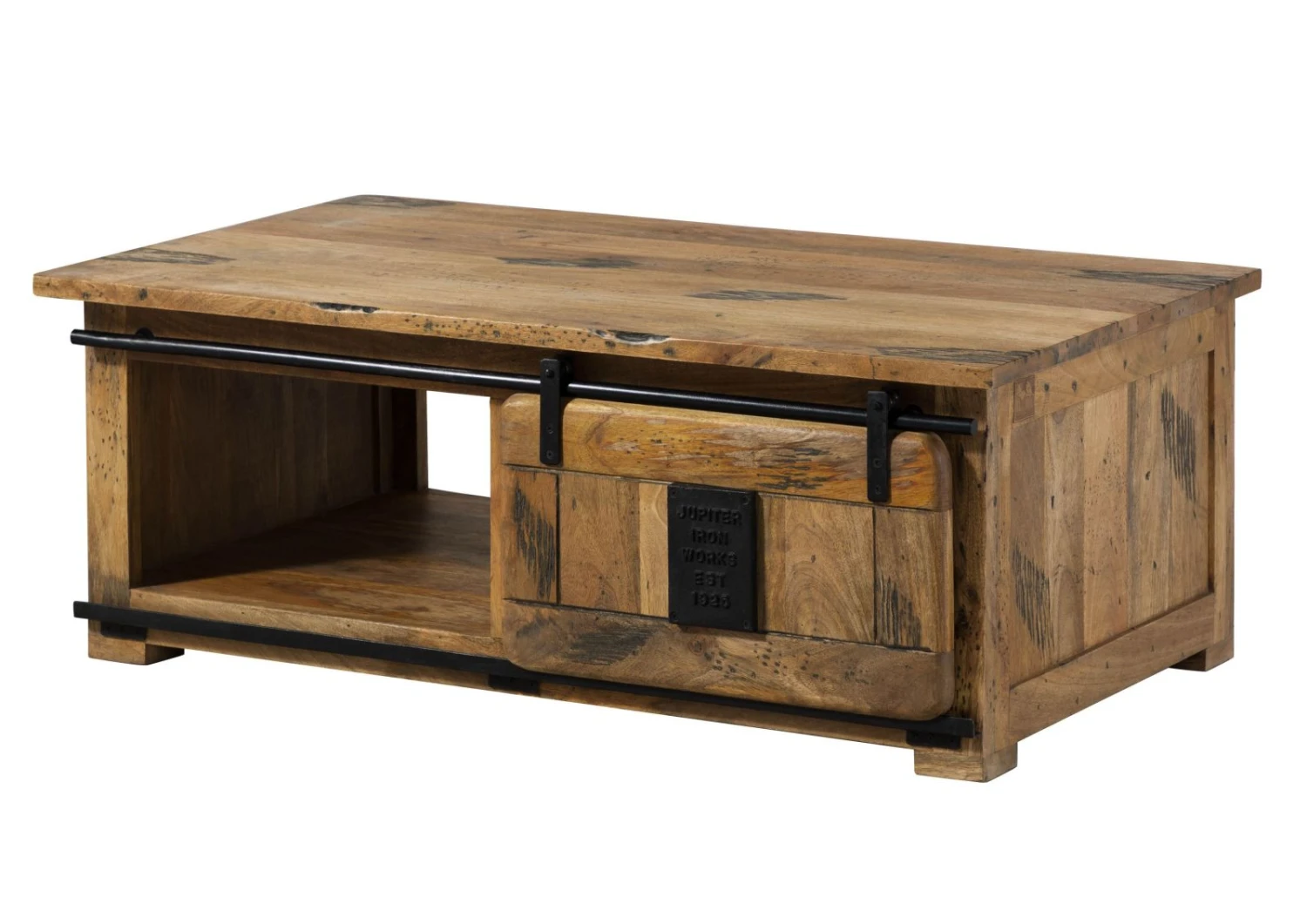 Couchtisch Mango 120x70x45 Natur Lackiert RAILWAY #1007 11 Couchtisch Mango 120x70x45 Natur Lackiert RAILWAY #1007 - immagine 9