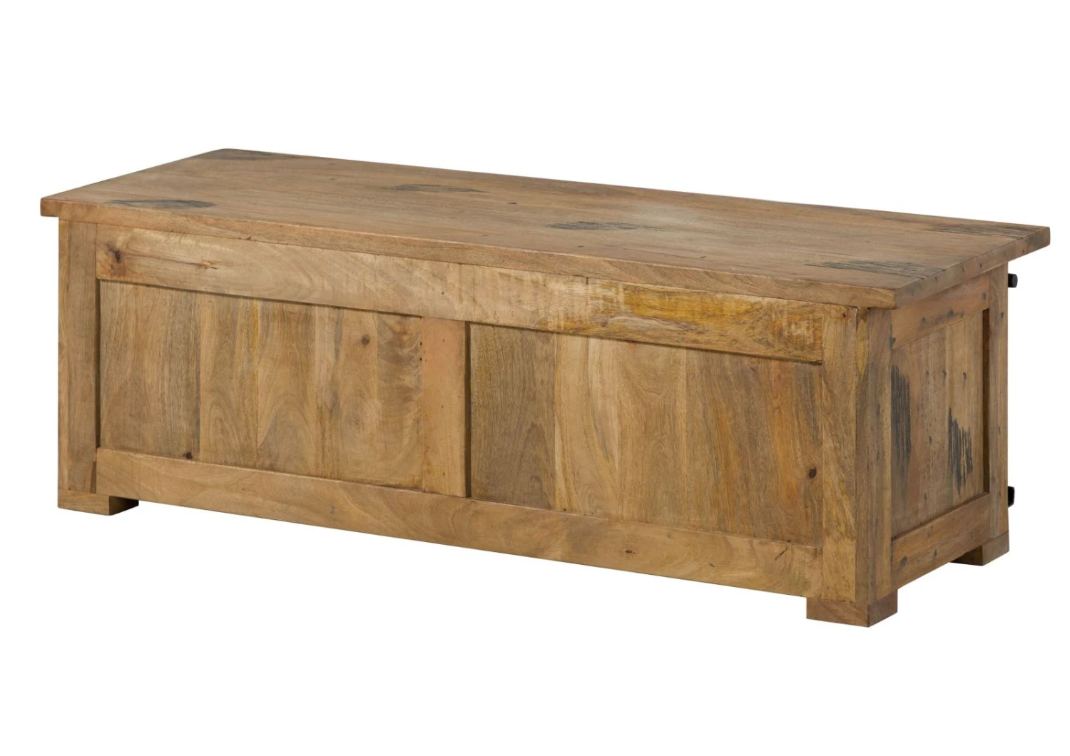 Garderobenbank Mango 120x45x40 Natur Lackiert RAILWAY #1011 11 Garderobenbank Mango 120x45x40 Natur Lackiert RAILWAY #1011 - immagine 9