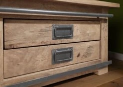 Garderobenbank Mango 120x45x40 Beige Lackiert RAILWAY #3011 -Massivmoebel24 09 200 772 2111 07