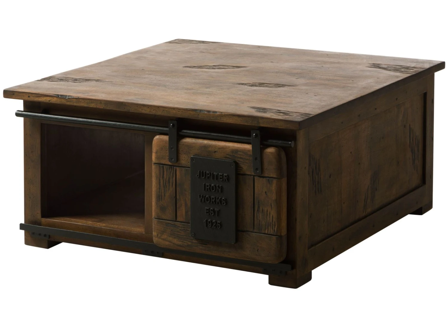 Couchtisch Mango 90x90x45 Braun Lackiert RAILWAY #4006 11 Couchtisch Mango 90x90x45 Braun Lackiert RAILWAY #4006 - immagine 9