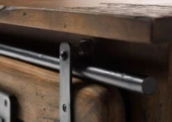 Couchtisch Mango 120x70x45 Braun Lackiert RAILWAY #4007 -Massivmoebel24 09 200 772 3107 07