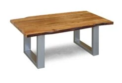 FREEFORM 2 Tavolino Da Salotto In Legno Di Acacia - Laccato / Noce 110x60x45 11 FREEFORM 2 Tavolino Da Salotto In Legno Di Acacia - Laccato / Noce 110x60x45 -Massivmoebel24 09 200 819 0011 10