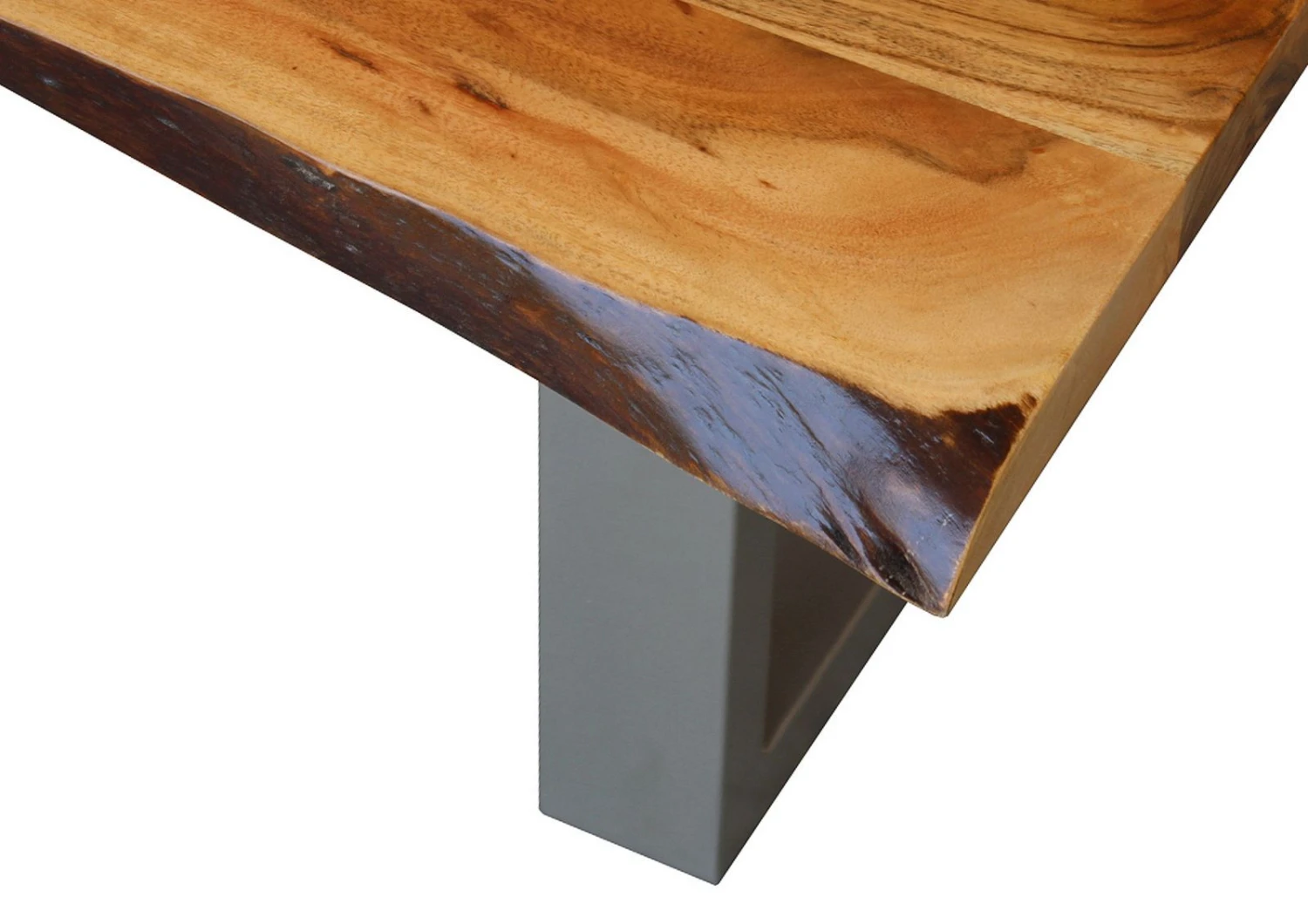 FREEFORM 2 Tavolino Da Salotto In Legno Di Acacia - Laccato / Noce 110x60x45 5 FREEFORM 2 Tavolino Da Salotto In Legno Di Acacia - Laccato / Noce 110x60x45 - immagine 3