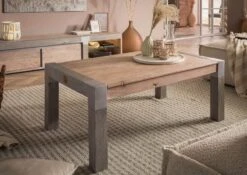 AMSTERDAM #18 Tavolino Da Salotto In Legno Di Mango - Laccato / Beige 110x70x45 14 AMSTERDAM #18 Tavolino Da Salotto In Legno Di Mango - Laccato / Beige 110x70x45 -Massivmoebel24 09 200 877 1018 03