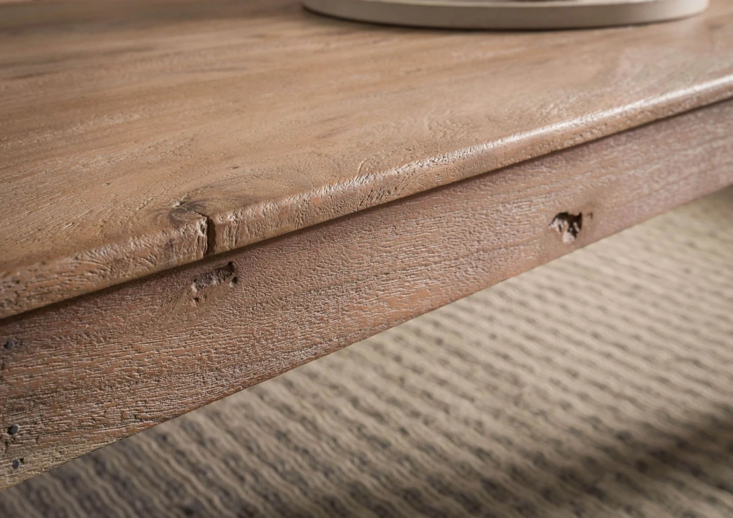 AMSTERDAM #18 Tavolino Da Salotto In Legno Di Mango - Laccato / Beige 110x70x45 6 AMSTERDAM #18 Tavolino Da Salotto In Legno Di Mango - Laccato / Beige 110x70x45 - immagine 4