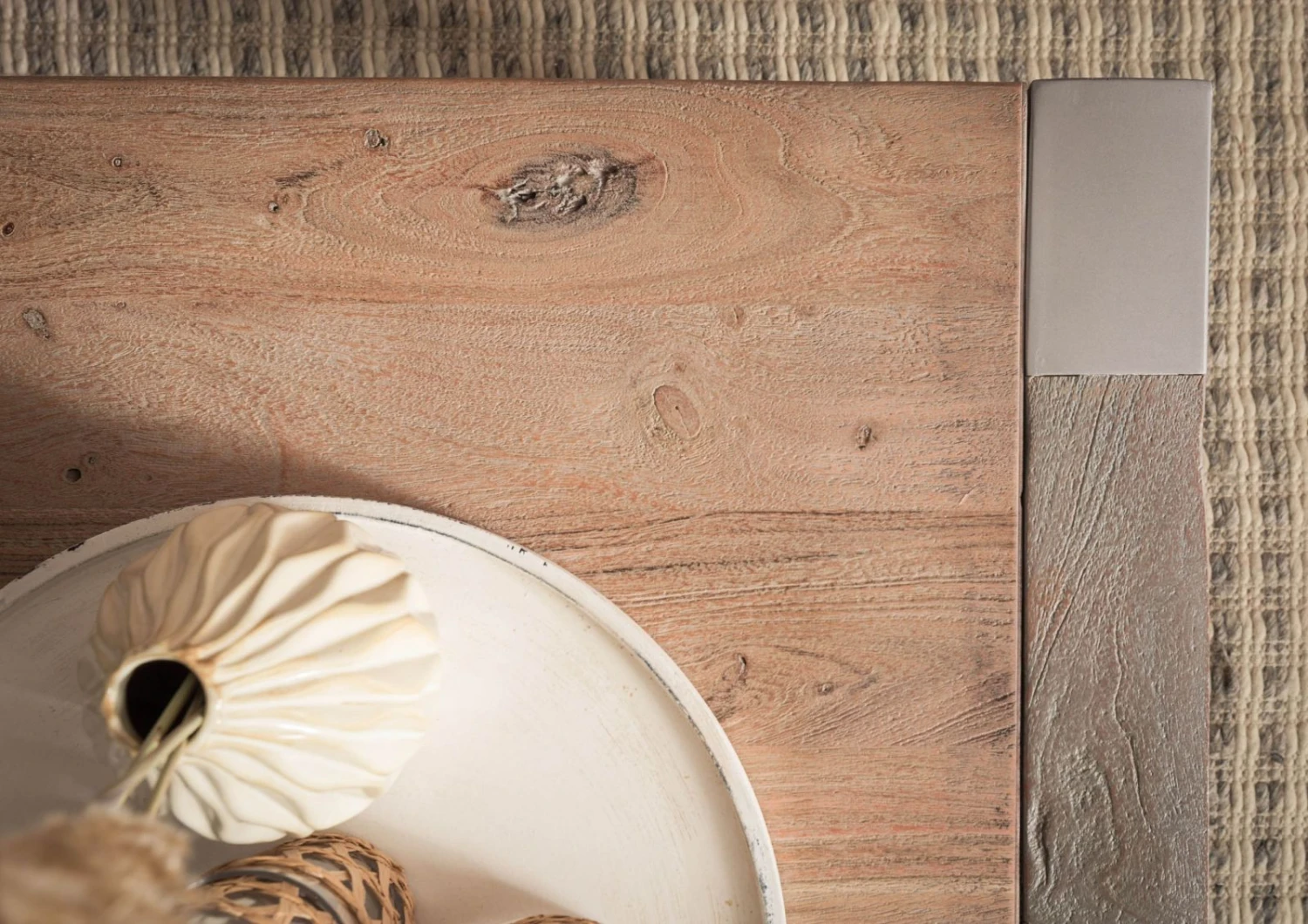 AMSTERDAM #18 Tavolino Da Salotto In Legno Di Mango - Laccato / Beige 110x70x45 9 AMSTERDAM #18 Tavolino Da Salotto In Legno Di Mango - Laccato / Beige 110x70x45 - immagine 7