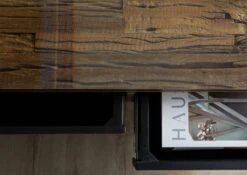 Tavolino Da Salotto In Legno Di Mango / Legno Riciclato 120x60x40 Laccato / Nero / Naturale DAVIS #50 17 Tavolino Da Salotto In Legno Di Mango / Legno Riciclato 120x60x40 Laccato / Nero / Naturale DAVIS #50 -Massivmoebel24 09 200 888 0050 06