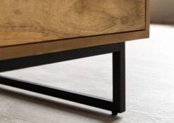 Tavolino Da Salotto In Legno Di Mango / Legno Riciclato 120x60x40 Laccato / Nero / Naturale DAVIS #50 18 Tavolino Da Salotto In Legno Di Mango / Legno Riciclato 120x60x40 Laccato / Nero / Naturale DAVIS #50 -Massivmoebel24 09 200 888 0050 07