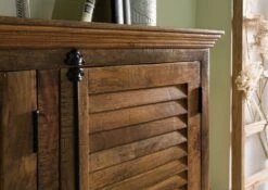 RODEZ #126 Madia In Legno Di Mango - Oliato / Marrone Scuro 160x45x140 -Massivmoebel24 09 310 156 0126 06