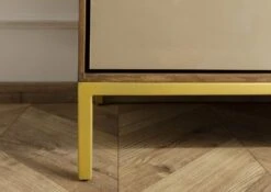 CHICAGO #107 Comò In Legno Di Mango - Oliato / Marrone 134x45x85 -Massivmoebel24 09 310 695 1007 5