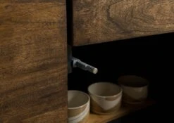 CHICAGO #108 Comò In Legno Di Mango - Oliato / Marrone 90x45x85 -Massivmoebel24 09 310 695 1008 6