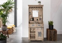 RAILWAY #341 Mobile Bar In Legno Di Mango - Laccato / Whitewash 75x35x170 13 RAILWAY #341 Mobile Bar In Legno Di Mango - Laccato / Whitewash 75x35x170 -Massivmoebel24 09 310 772 2032 3