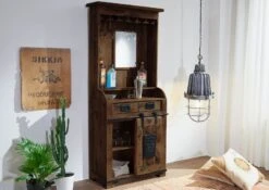 Bar Mango 75x35x170 Braun Lackiert RAILWAY #441