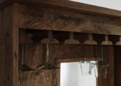 Bar Mango 75x35x170 Braun Lackiert RAILWAY #441 -Massivmoebel24 09 310 772 3032 03