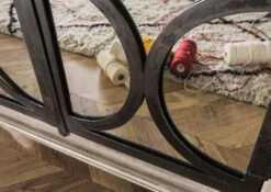 Armadio In Legno Di Mango 97x50x190 Grigio Scuro Laccato HERMITAGE #618 -Massivmoebel24 09 312 601 0618 5