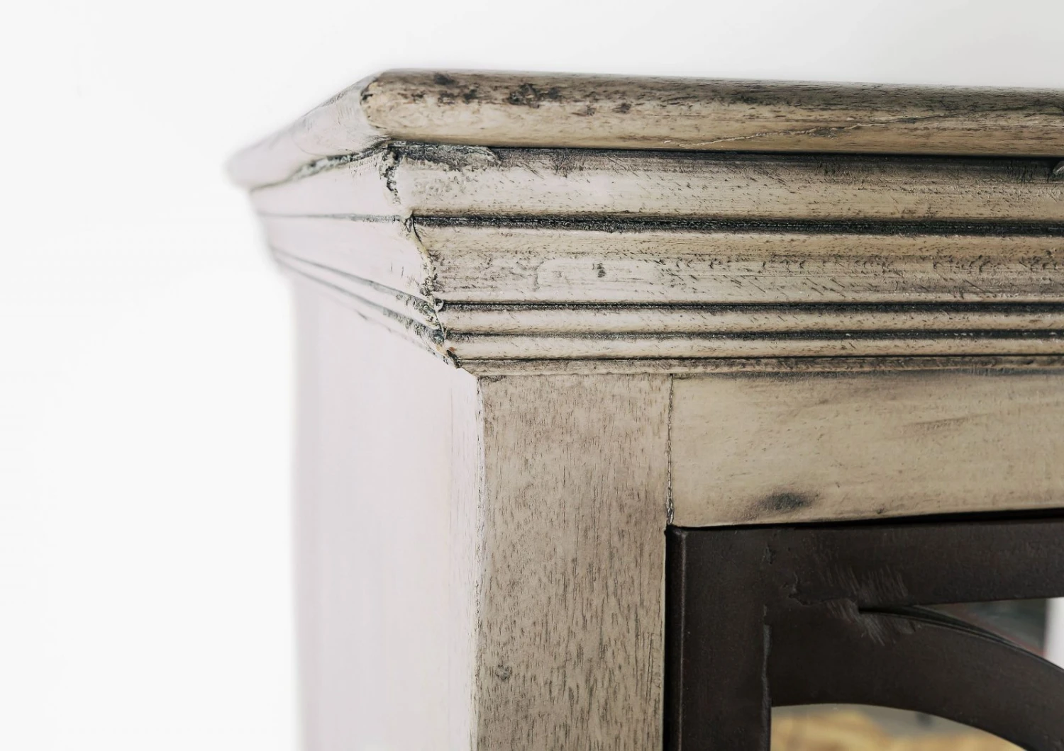 Armadio In Legno Di Mango 97x50x190 Grigio Scuro Laccato HERMITAGE #619 7 Armadio In Legno Di Mango 97x50x190 Grigio Scuro Laccato HERMITAGE #619 - immagine 5