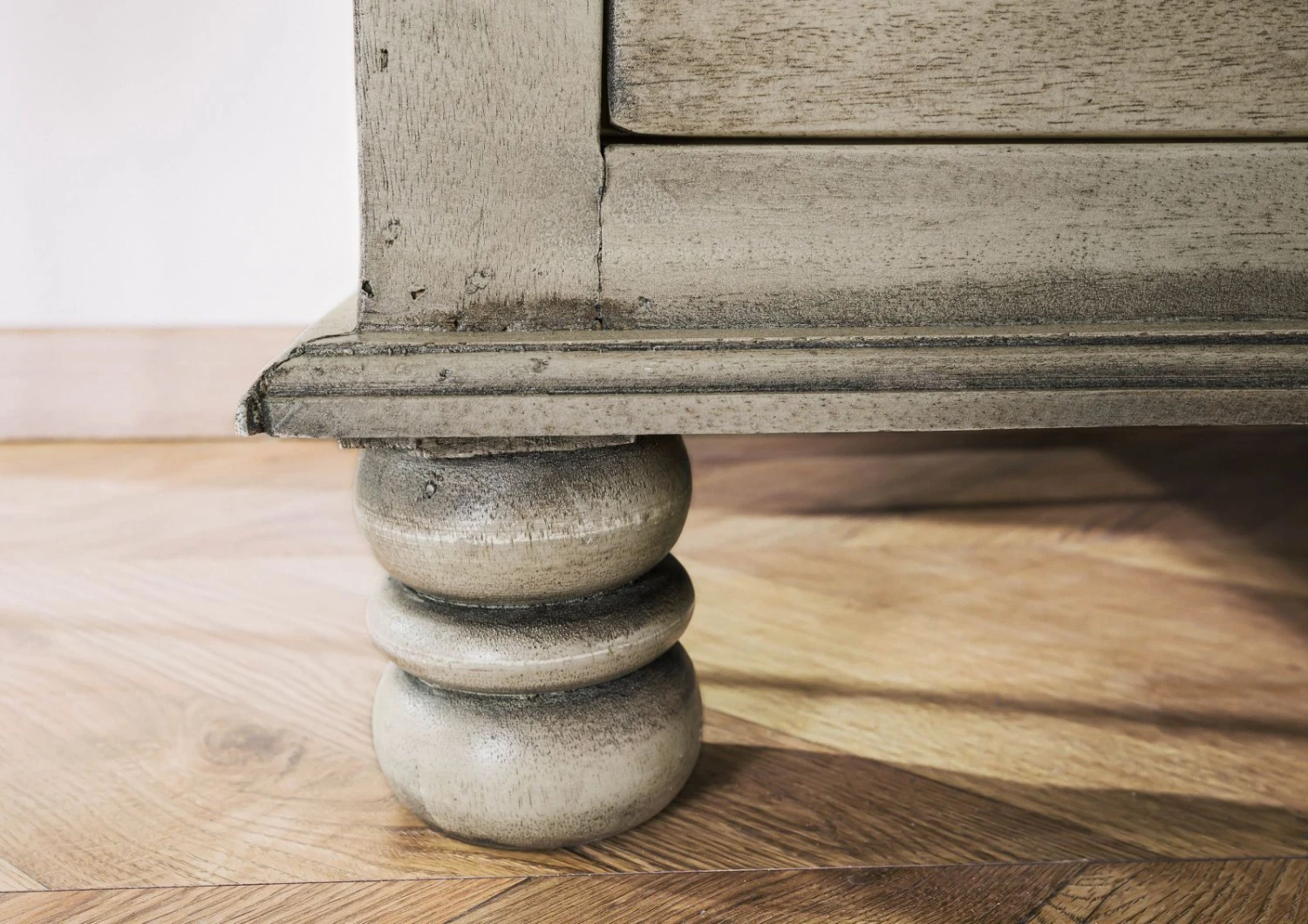 Armadio In Legno Di Mango 97x50x190 Grigio Scuro Laccato HERMITAGE #619 8 Armadio In Legno Di Mango 97x50x190 Grigio Scuro Laccato HERMITAGE #619 - immagine 6