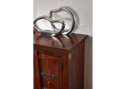 Credenza In Legno Di Acacia 150x45x89 Nougat Laccato OXFORD #513 -Massivmoebel24 09 312 620 0P36 3