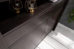 Credenza In Legno Di Acacia 120x45x100 Tabacco Laccato BUENO #4005 15 Credenza In Legno Di Acacia 120x45x100 Tabacco Laccato BUENO #4005 -Massivmoebel24 09 312 679 4005 5